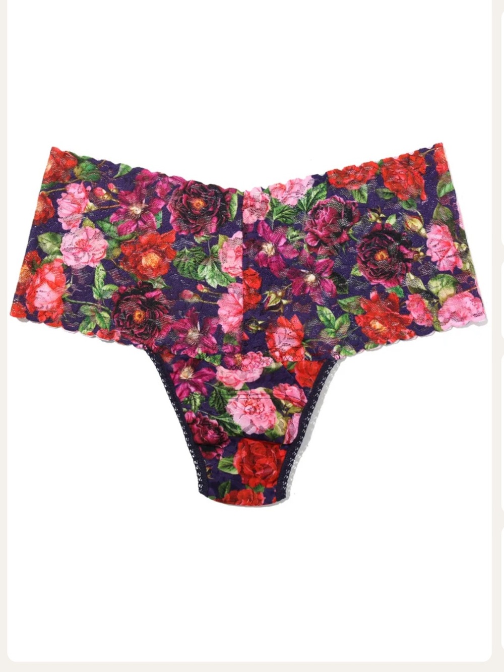 Hanky Panky Printed Winters Tale Floral Retro  Thong